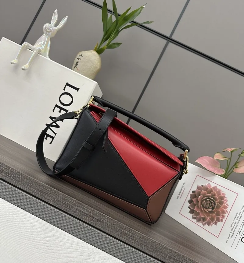 Loewe Multicolor Leather Crossbody Handbag 216