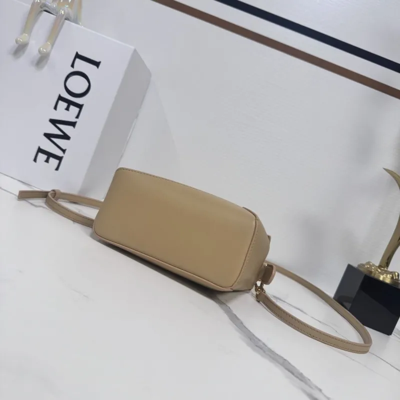 Loewe Beige Mini Puzzle Crossbody Handbag - Image 4
