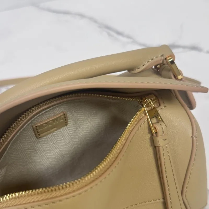 Loewe Beige Mini Puzzle Crossbody Handbag - Image 8