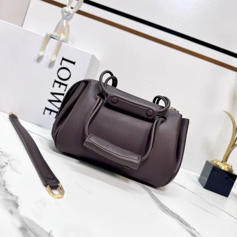 LOEWE Dark Brown Handbag 220 - Image 3
