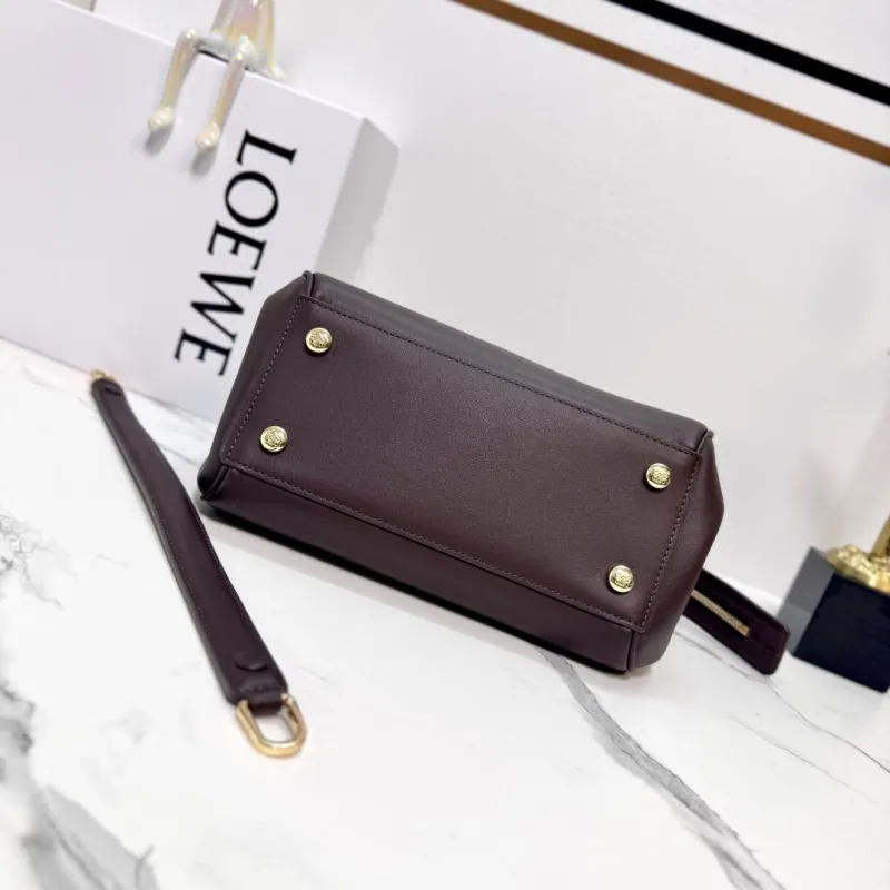 LOEWE Dark Brown Handbag 220 - Image 4