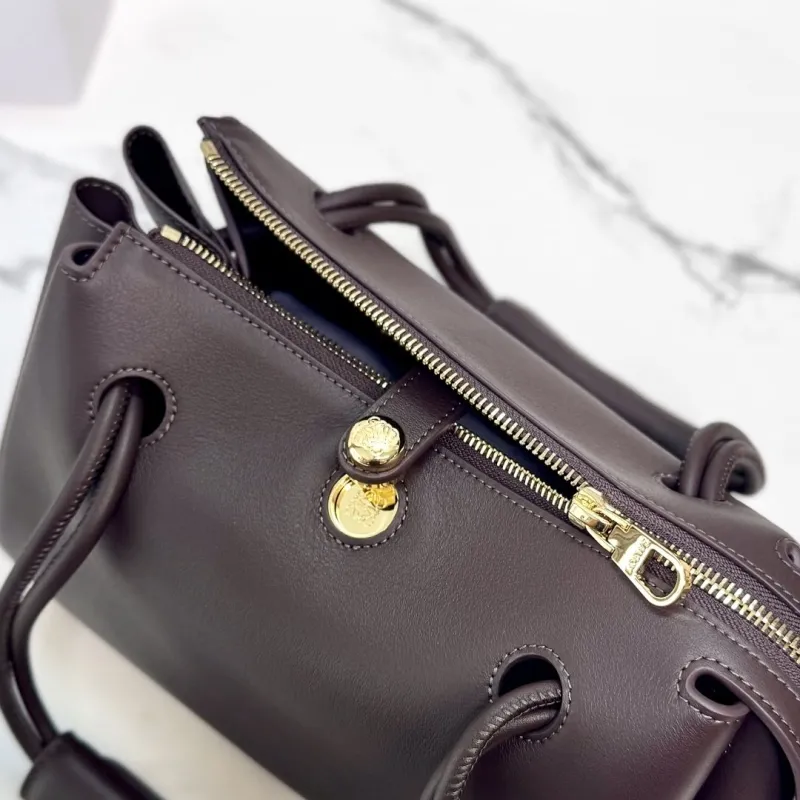 LOEWE Dark Brown Handbag 220 - Image 5