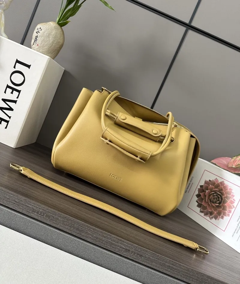 LOEWE Yellow Leather Handbag Model 226