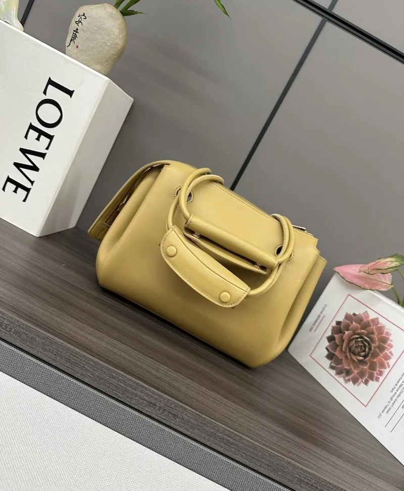 Alternative view of LOEWE Yellow Leather Handle Bag