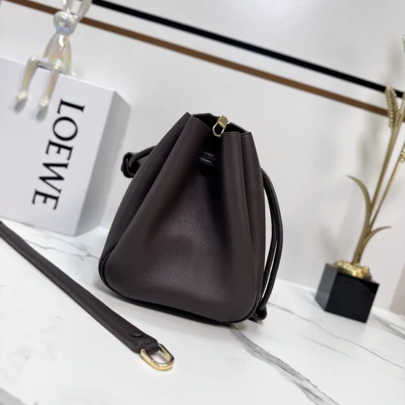 Alternative view of LOEWE Dark Brown Leather Handle Handbag 230