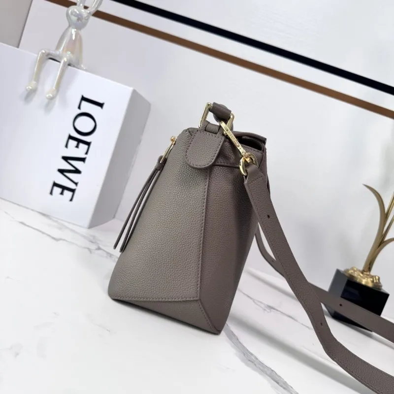 Alternative view of Loewe Taupe Leather Shoulder Handbag