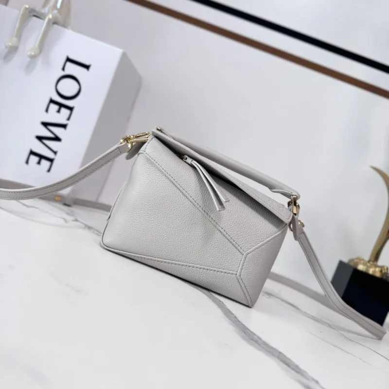 LOEWE Light Gray Crossbody Handbag 235