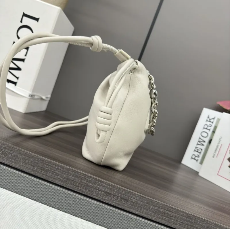 Alternative view of LOEWE Cream Small Bucket Crossbody Bag