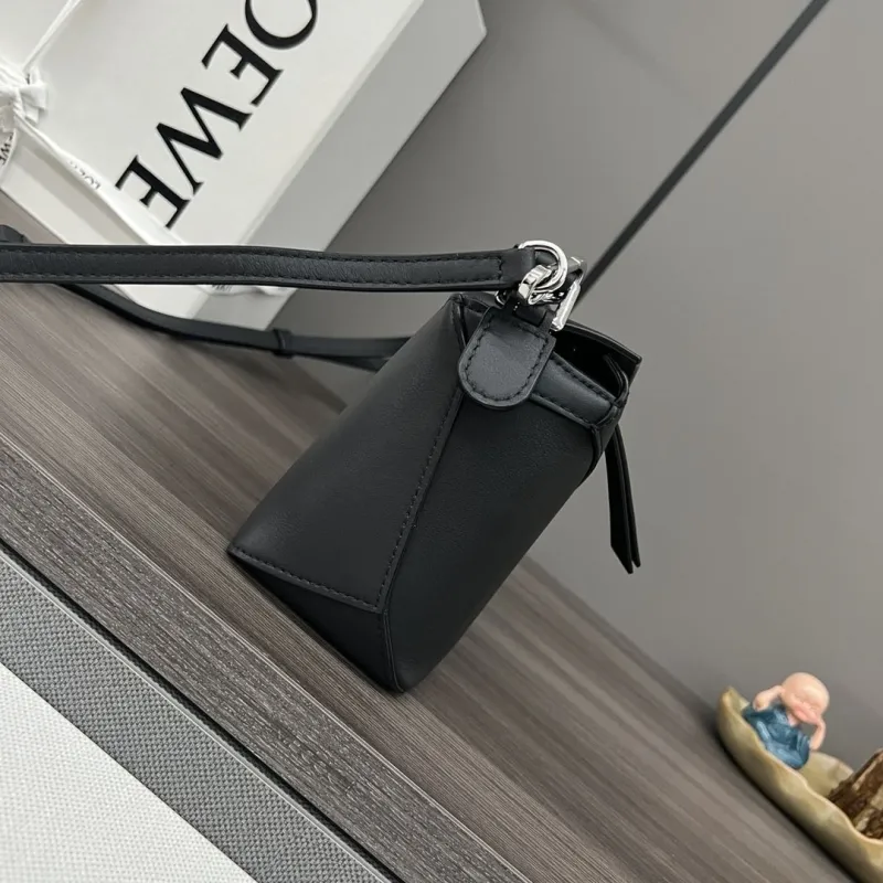 Alternative view of Loewe Black Leather Crossbody Bag 240