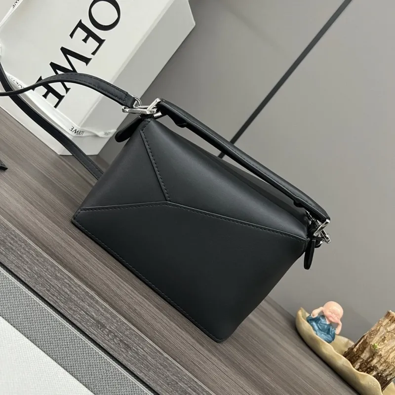Loewe Black Leather Crossbody Bag 240 - Image 3
