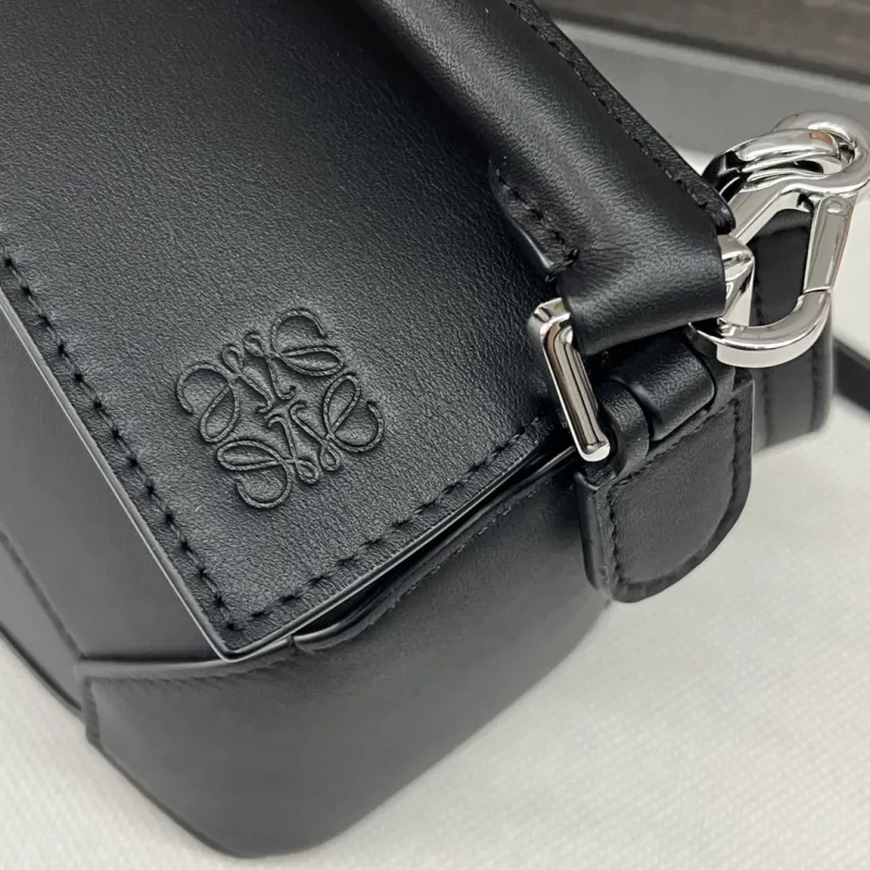 Loewe Black Leather Crossbody Bag 240 - Image 6