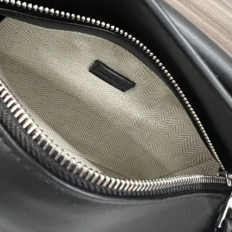 Loewe Black Leather Crossbody Bag 240 - Image 8