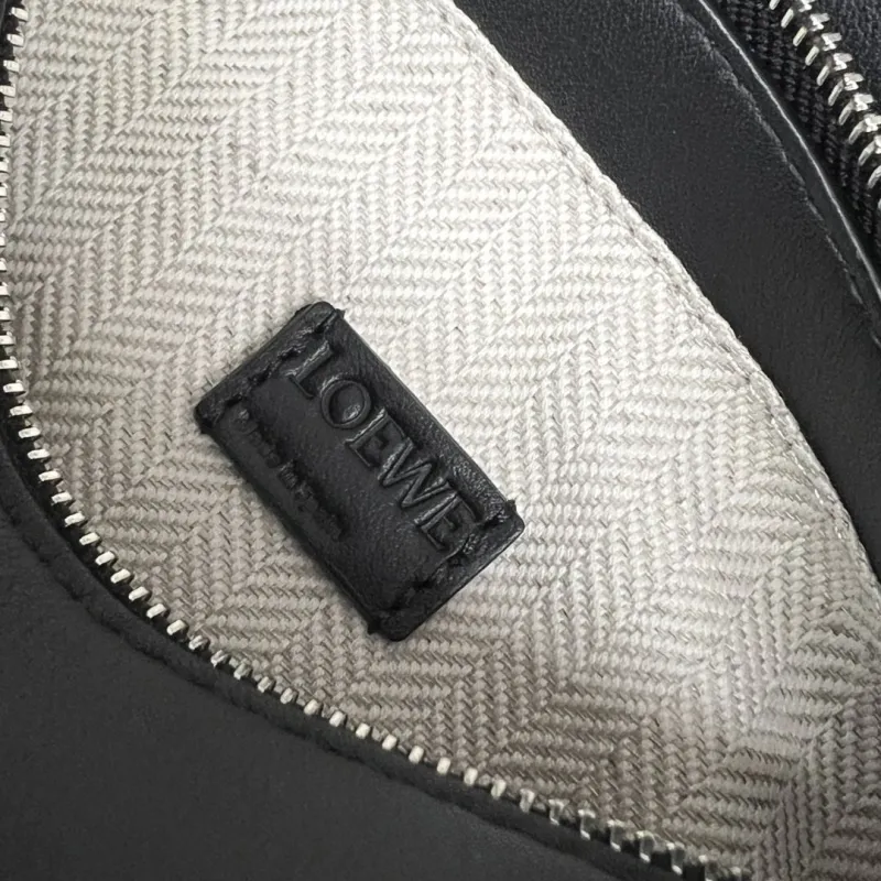 Loewe Black Leather Crossbody Bag 240 - Image 9