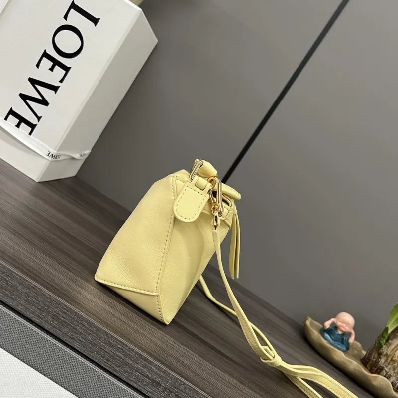 Alternative view of LOEWE Pale Yellow Small Crossbody Bag 241
