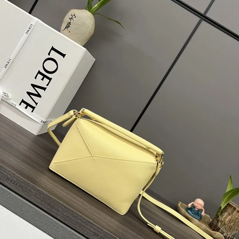 LOEWE Pale Yellow Small Crossbody Bag 241 - Image 3