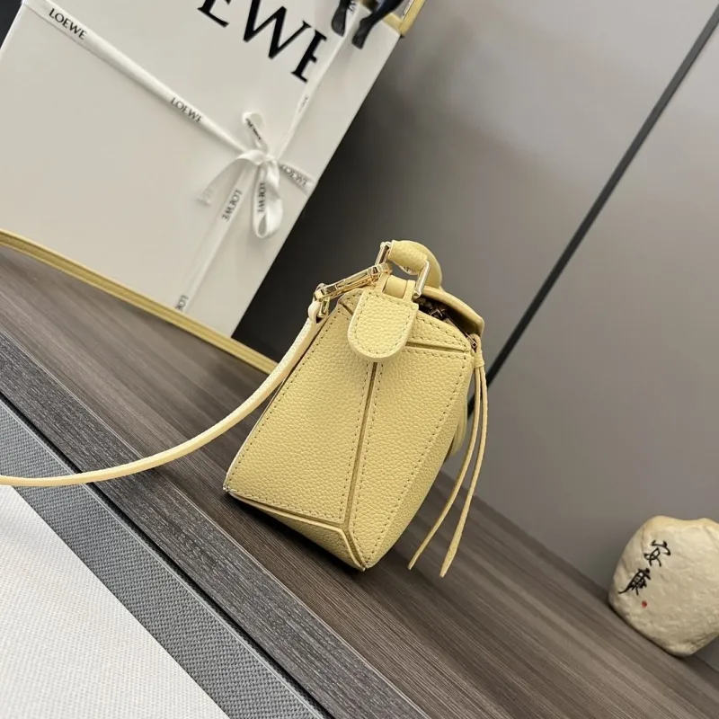 Alternative view of LOEWE Pale Yellow Small Crossbody Handbag
