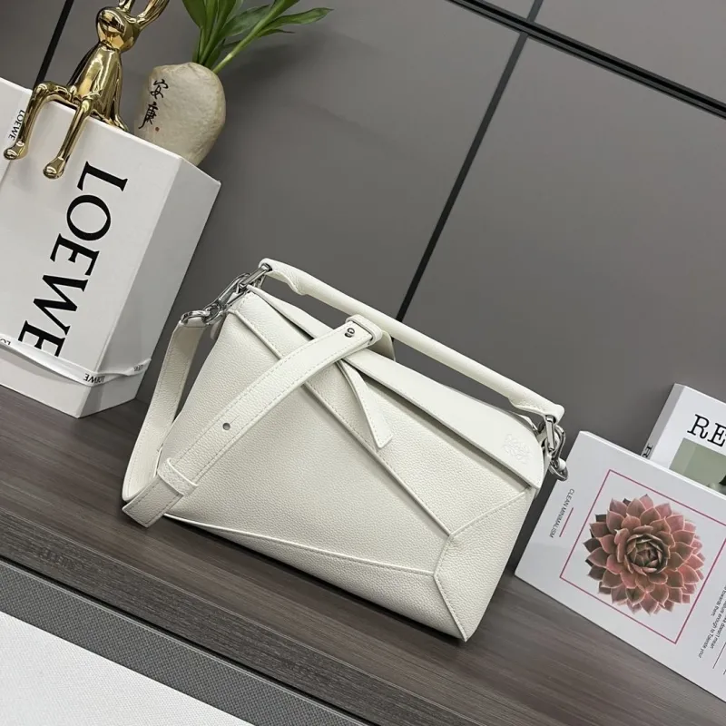 Loewe White Leather Crossbody Bag 243