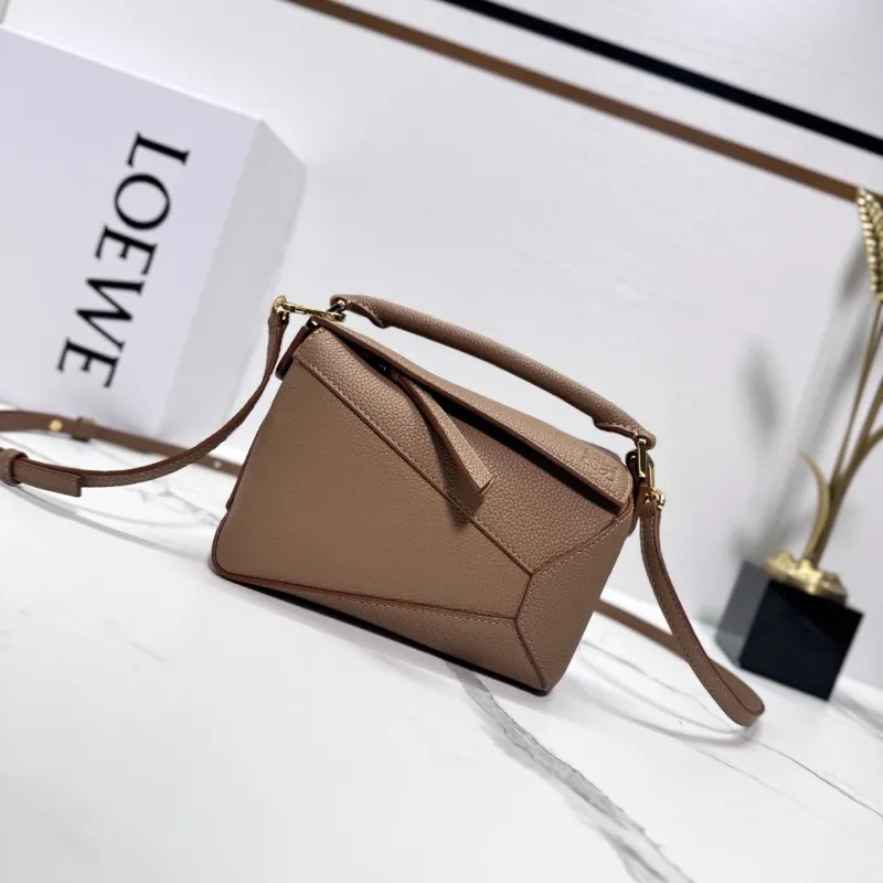 LOEWE Brown Leather Crossbody Handbag 249