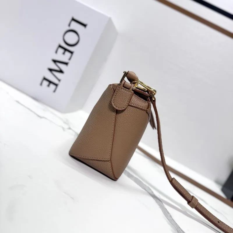 Alternative view of LOEWE Brown Leather Crossbody Handbag 249