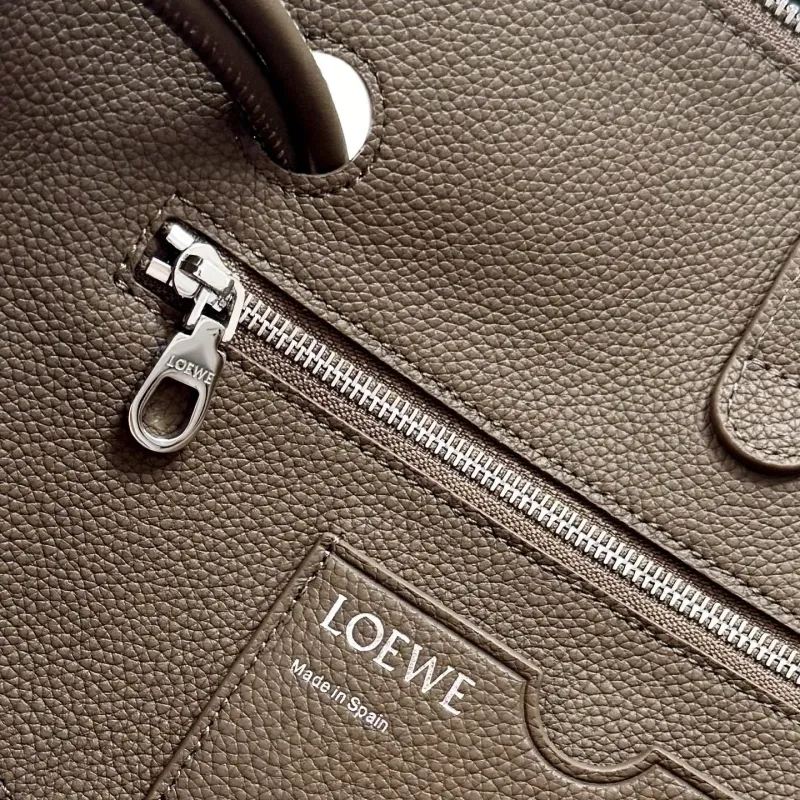 LOEWE Taupe Leather Handbag SKU 252 - Image 9