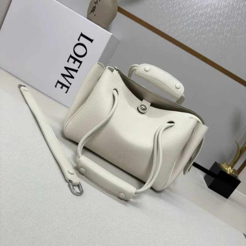 LOEWE White Leather Handbag SKU 256