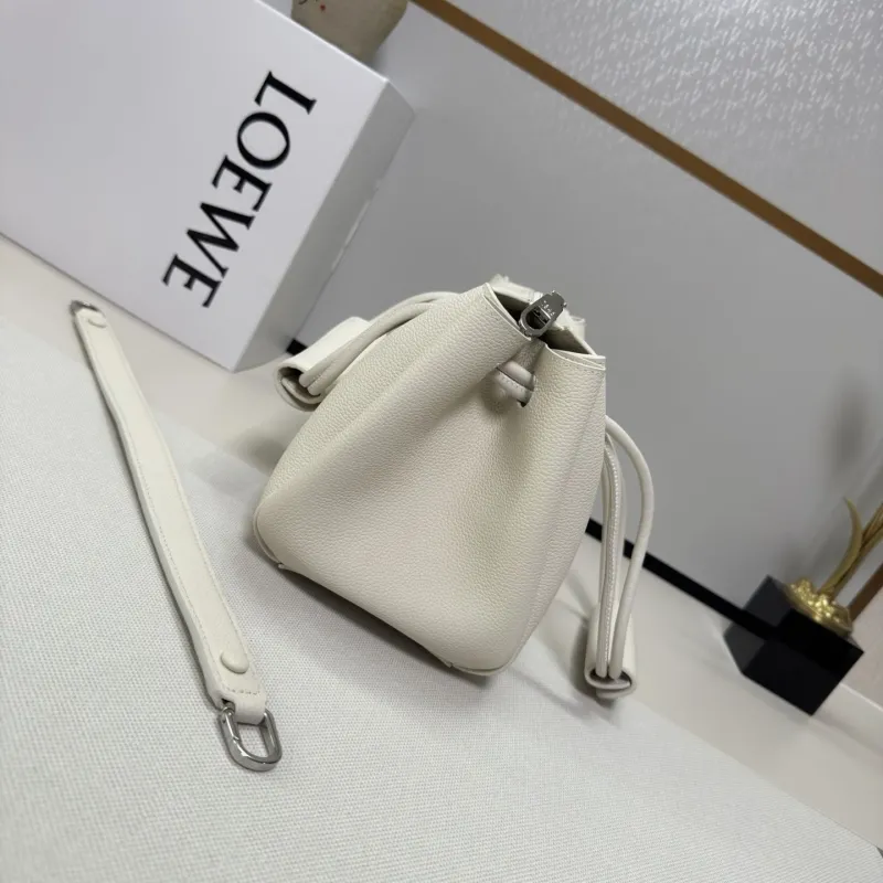 Alternative view of LOEWE White Leather Handbag SKU 256