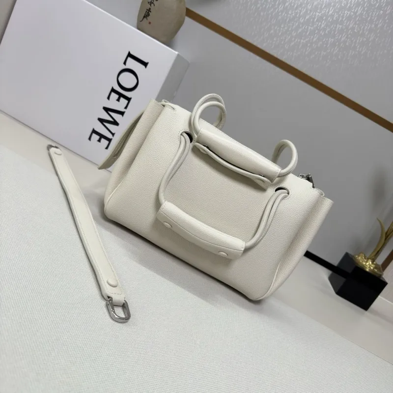 LOEWE White Leather Handbag SKU 256 - Image 3
