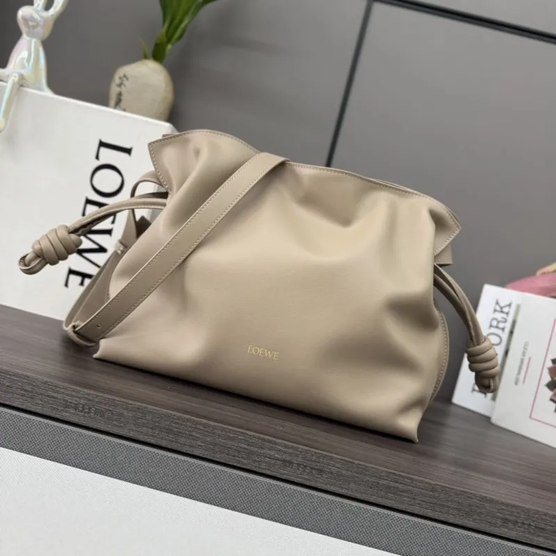 Loewe Beige Leather Crossbody Bag
