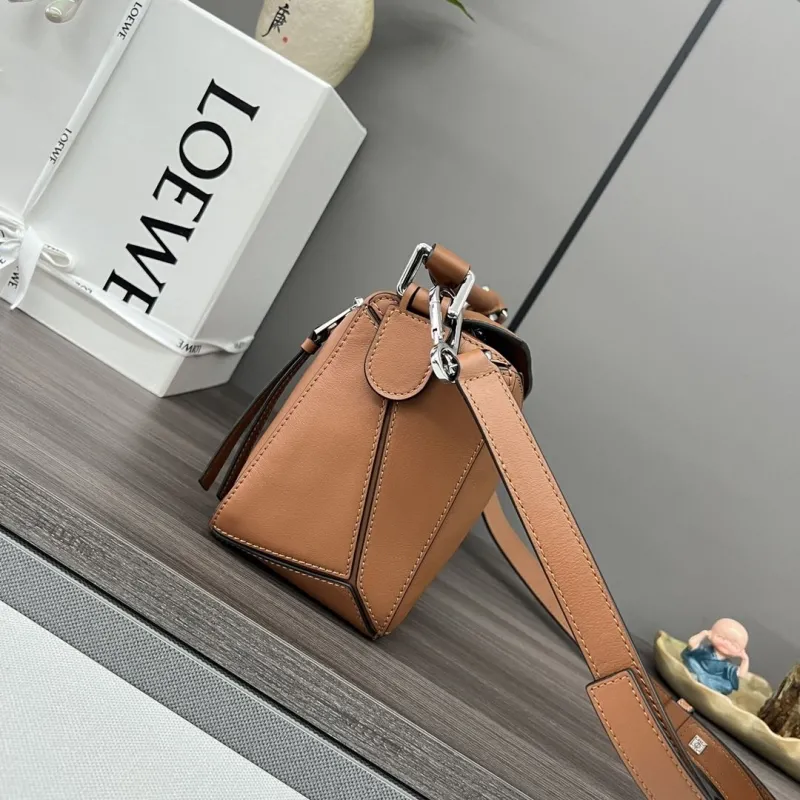 Alternative view of LOEWE Brown Leather Handle Crossbody Bag