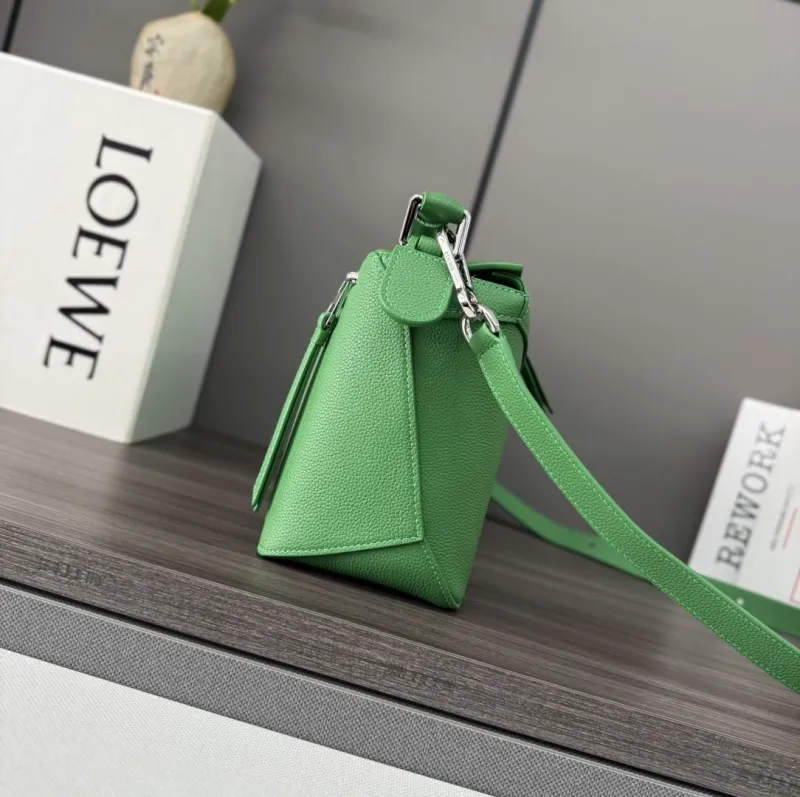 Alternative view of Loewe Green Leather Crossbody Handbag