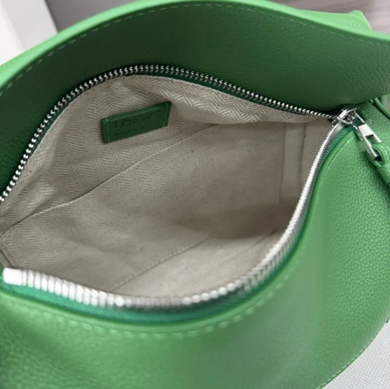 Loewe Green Leather Crossbody Handbag - Image 8
