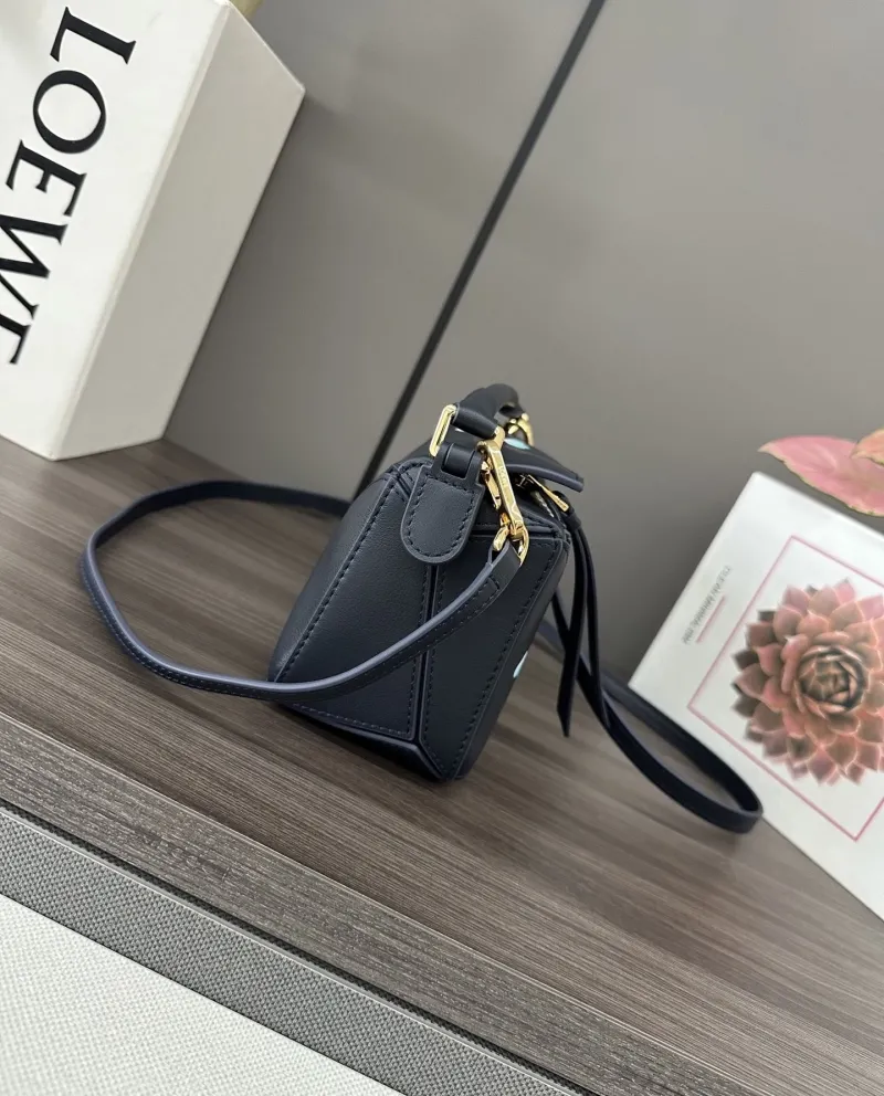 Alternative view of LOEWE Navy Leather Crossbody Bag 276