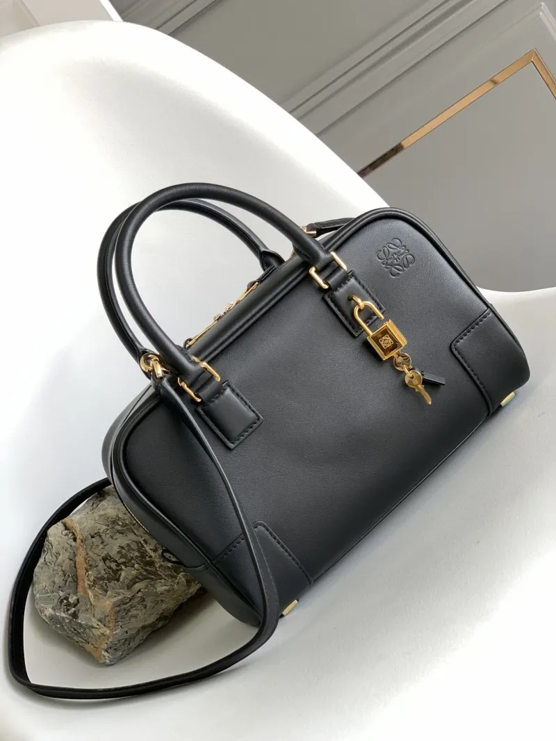 Loewe Black Leather Handbag 281