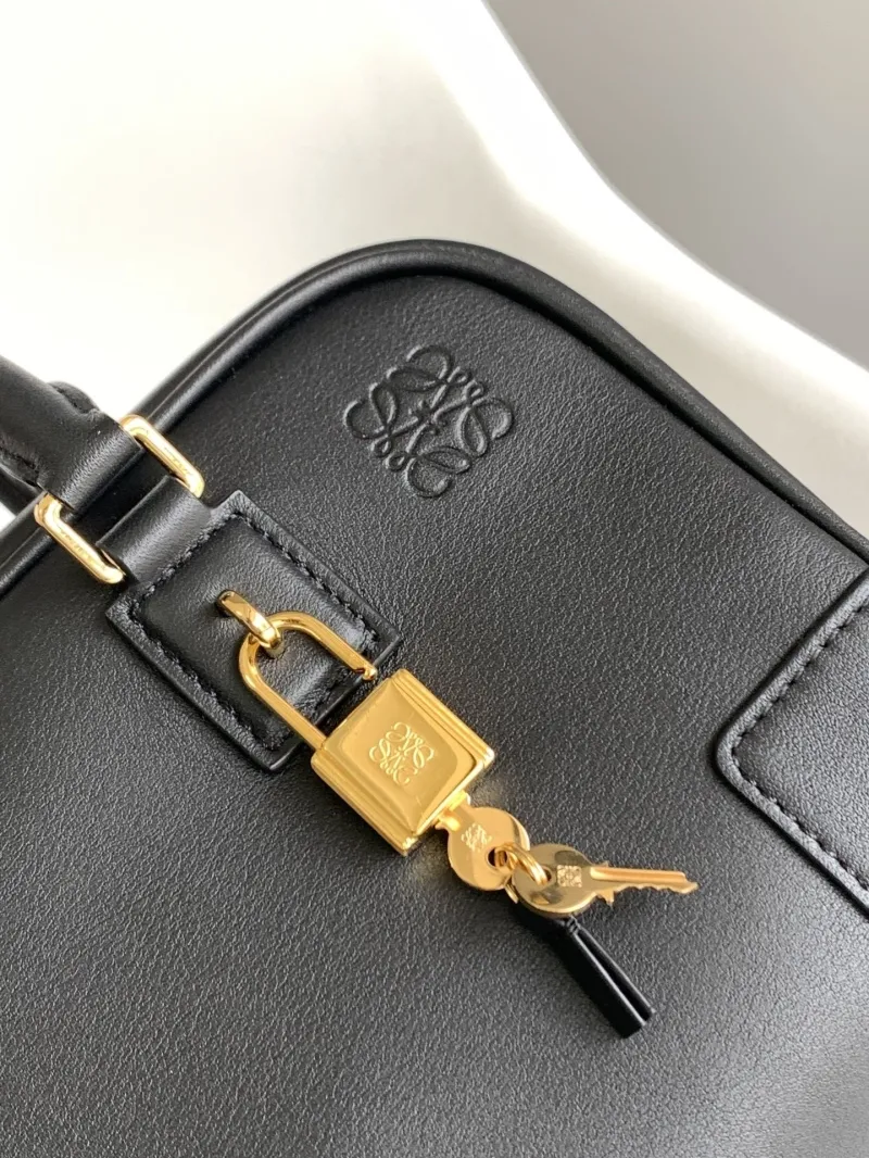 Loewe Black Leather Handbag 281 - Image 4