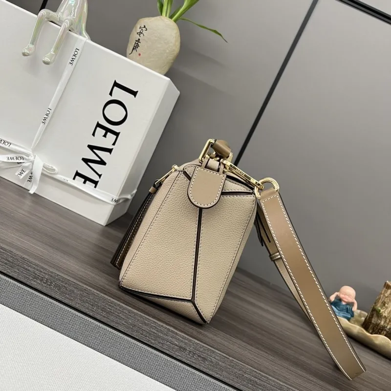 Alternative view of Loewe Beige Puzzle Shoulder Bag 288