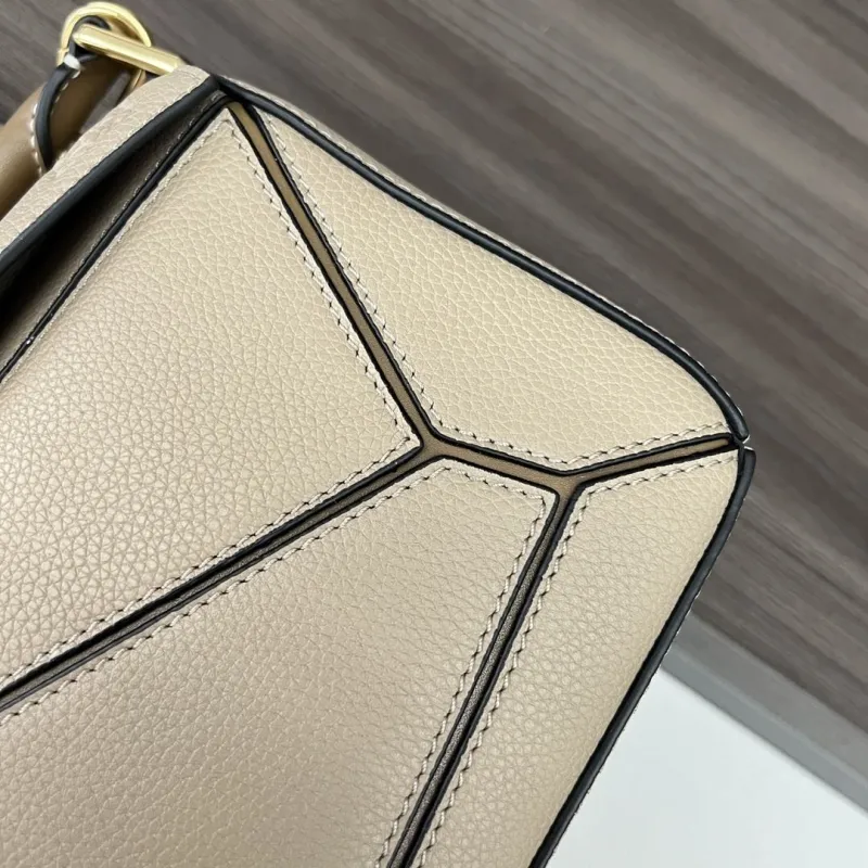 Loewe Beige Puzzle Shoulder Bag 288 - Image 6