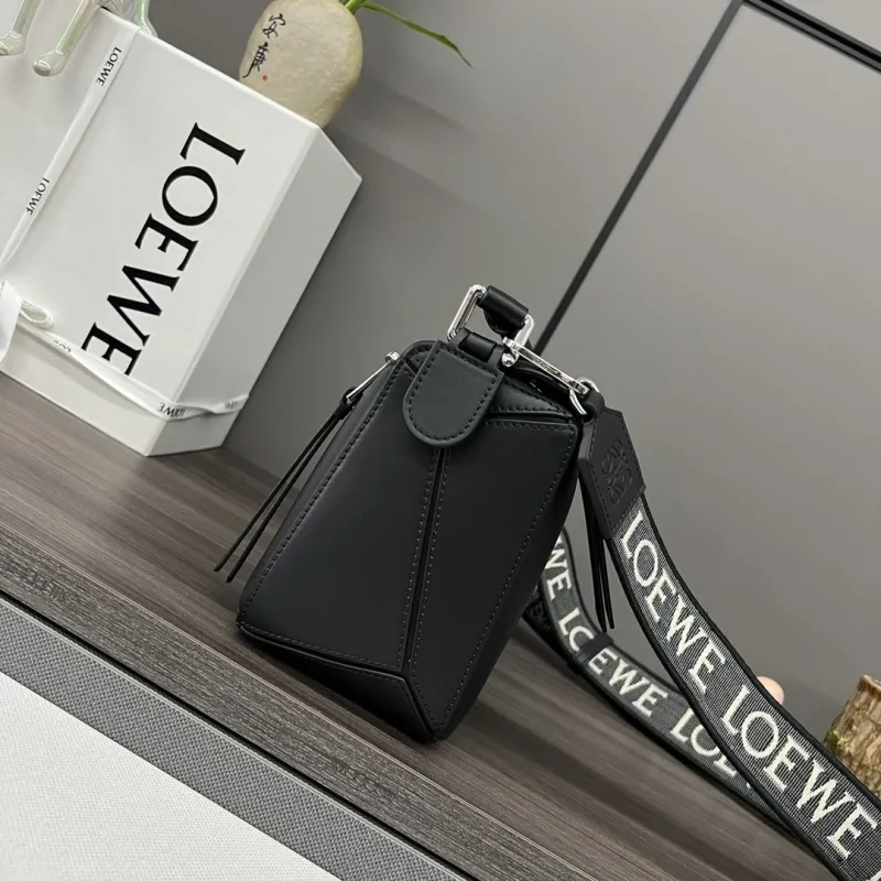 Alternative view of LOEWE Black Leather Crossbody Handbag 296