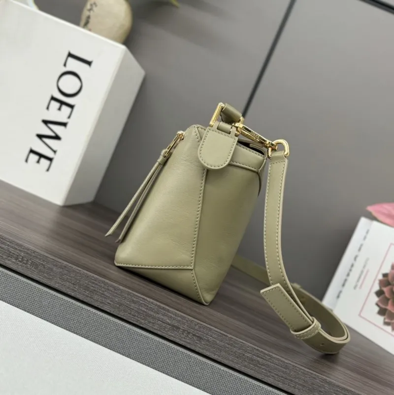Alternative view of Loewe Olive Green Leather Handbag 297