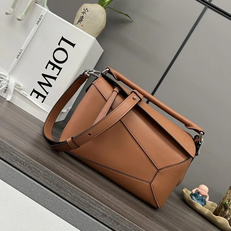 LOEWE Brown Puzzle Shoulder Bag 298