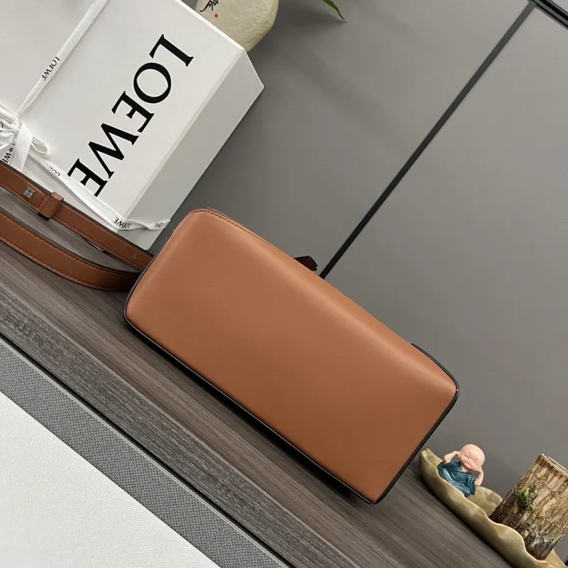 LOEWE Brown Puzzle Shoulder Bag 298 - Image 4