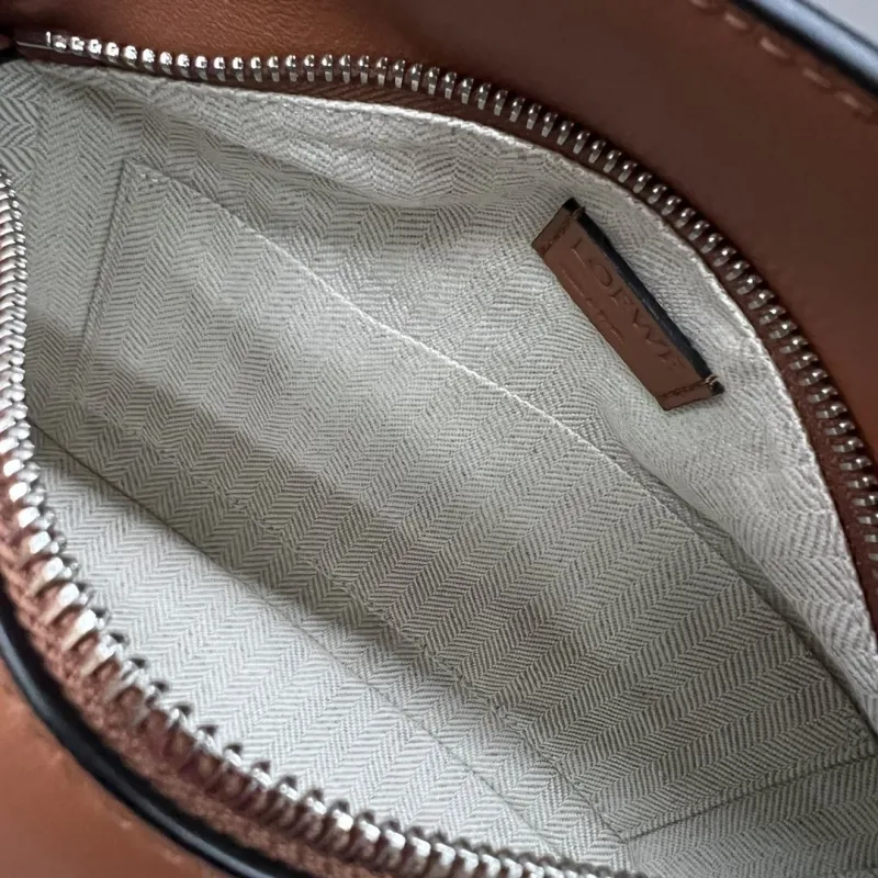 LOEWE Brown Puzzle Shoulder Bag 298 - Image 8