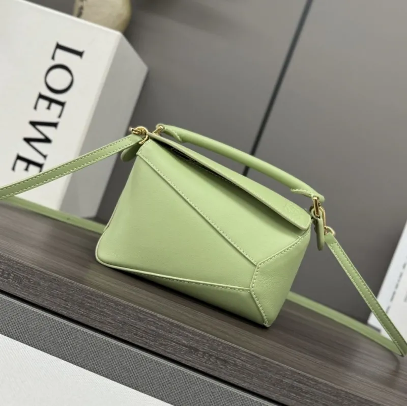 Loewe Light Green Mini Crossbody Handbag