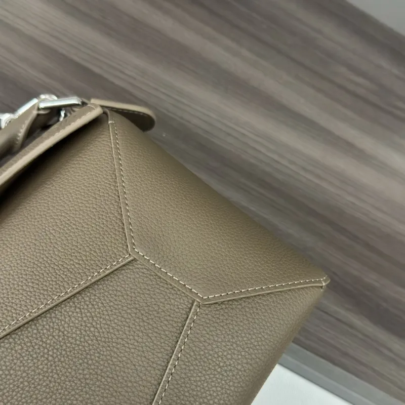 Loewe Taupe Puzzle Shoulder Bag 305 - Image 6