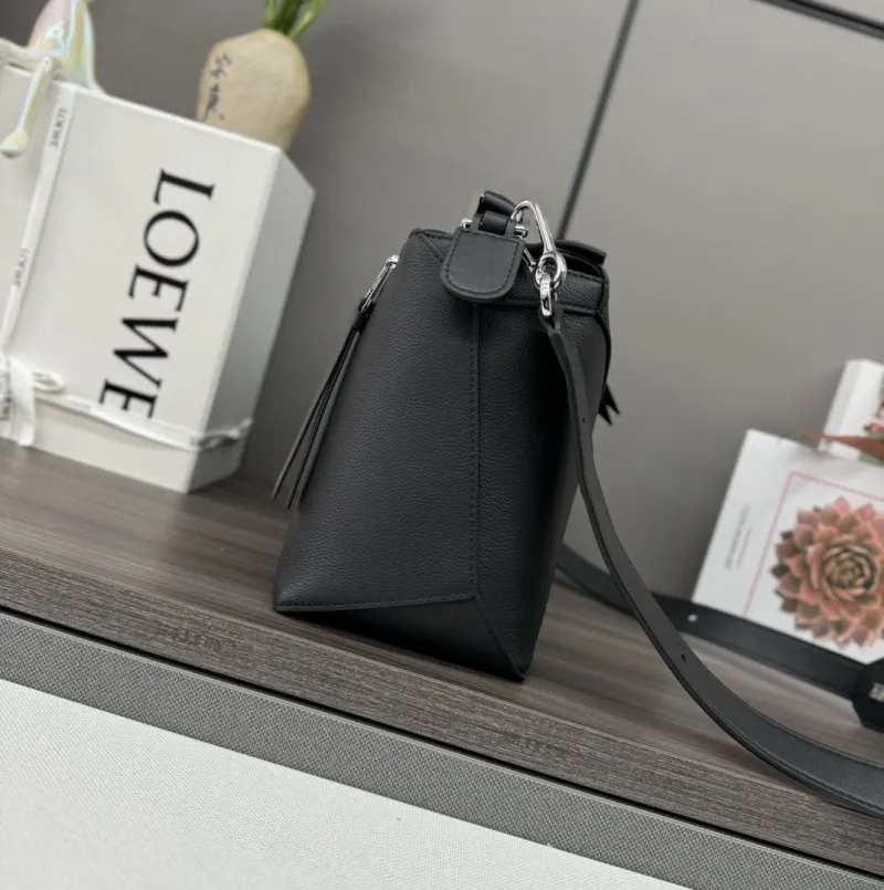 Alternative view of LOEWE Black Leather Handbag 306