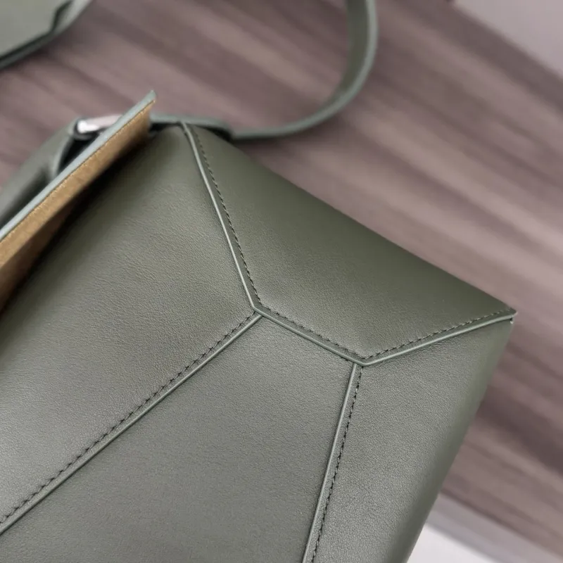 Loewe Puzzle Shoulder Bag Dark Green 308 - Image 6