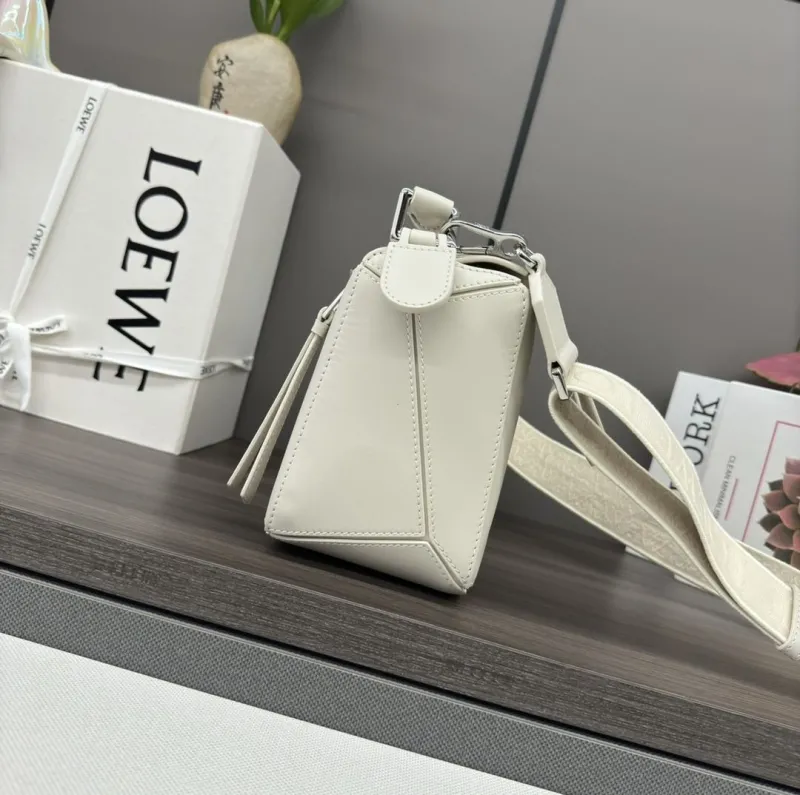 Alternative view of Loewe Cream White Puzzle Crossbody Bag