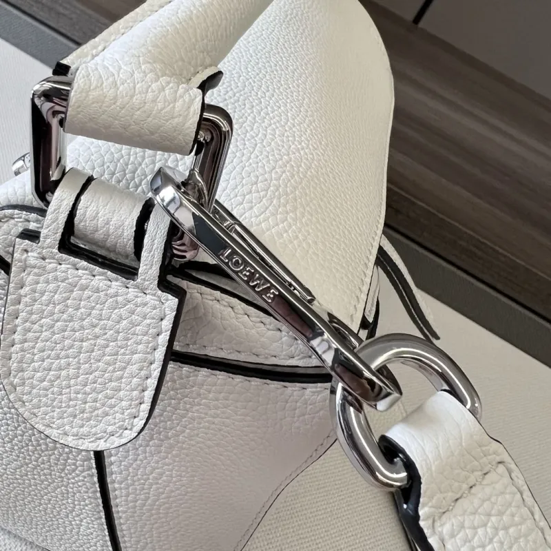 LOEWE White Puzzle Crossbody Bag 312 - Image 7