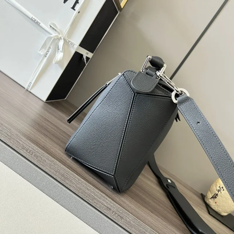 Alternative view of Loewe Black Puzzle Shoulder Bag 314