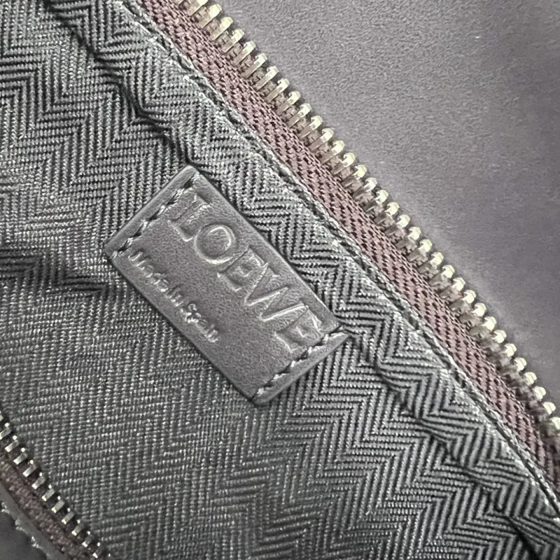 LOEWE Puzzle Dark Purple Shoulder Bag 316 - Image 9