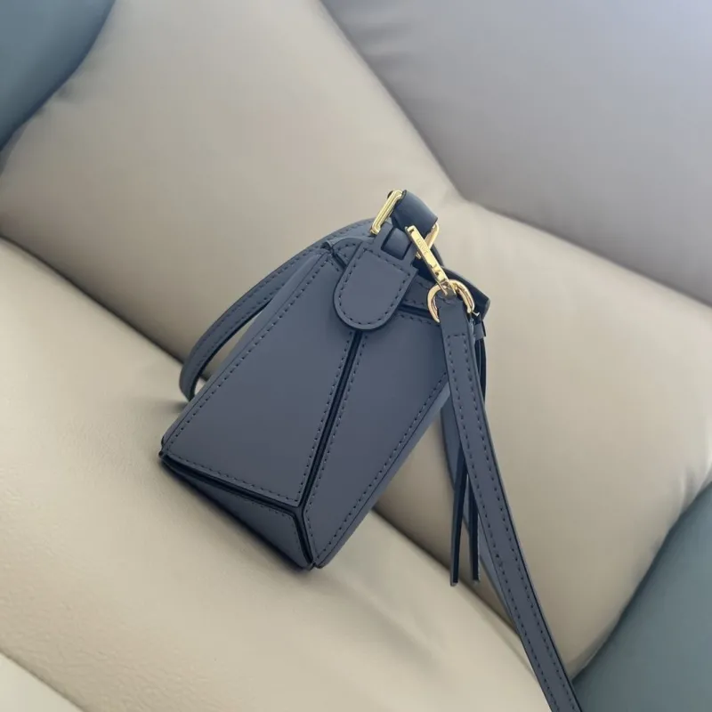 Alternative view of Loewe Gray Puzzle Crossbody Bag 317